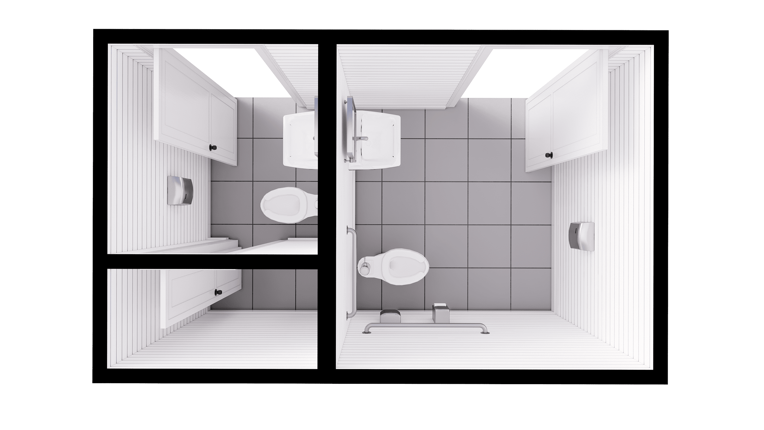 13-Foot ADA Compliant Bathroom