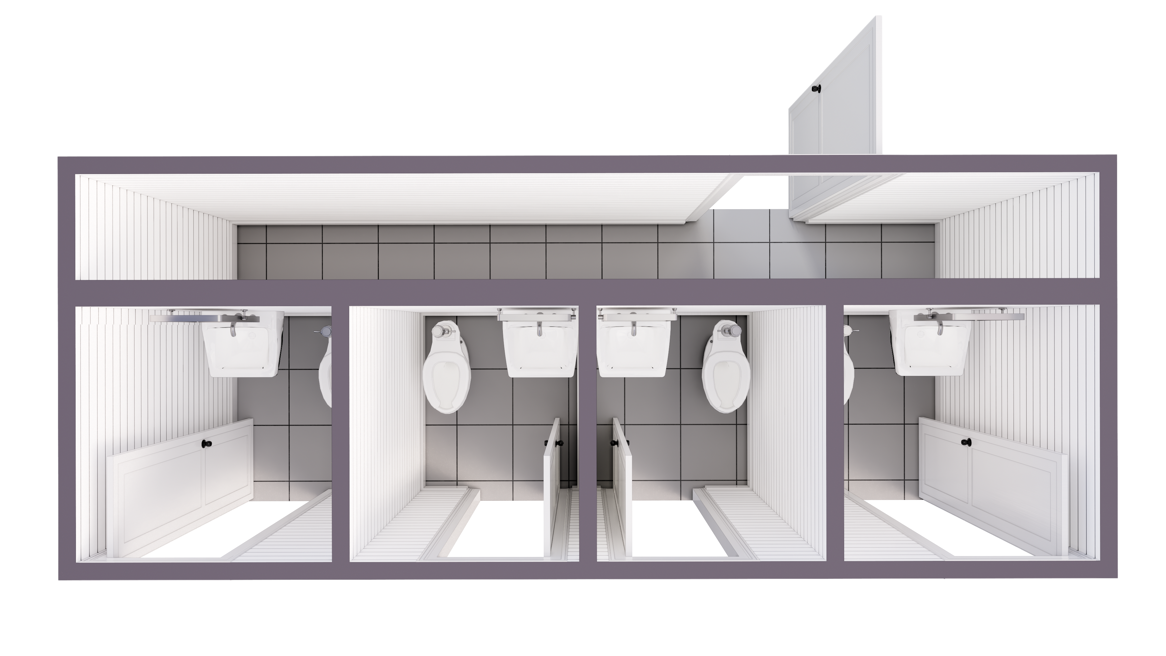 20-Foot Shipping Container Bathroom