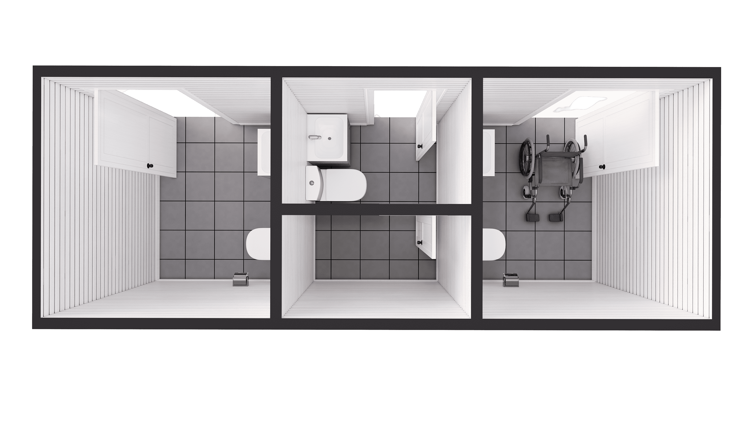 20-Foot ADA Compliant Bathroom (Centered)