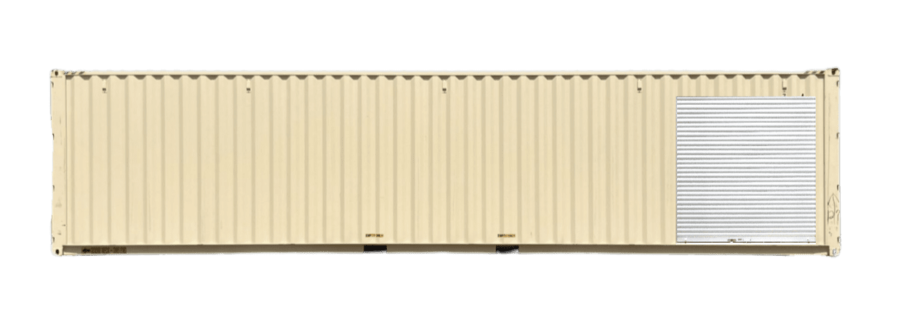 40-Foot Standard 1 Trip Shipping Container with 6′ Roll-Up Door