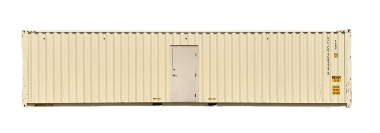 40-Foot Standard 1 Trip Shipping Container with 3′ Door