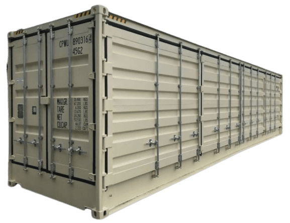 40-Foot 1 Trip Open Side Shipping Container